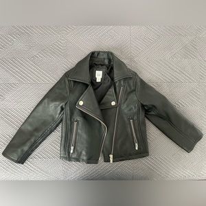 Baby GAP Toddler Faux Leather Jacket 3T.